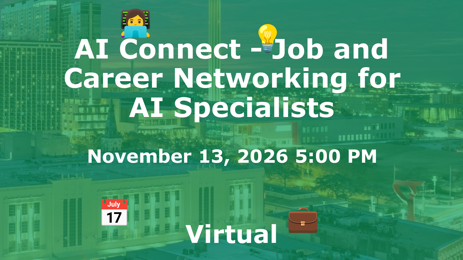 AI Connect - Job and Career Networking for AI Specialists event image